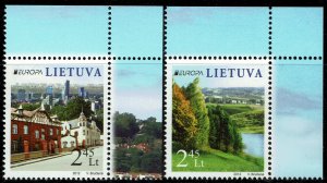 Lithuania #973-974  MNH - Europa Tourism (2012)