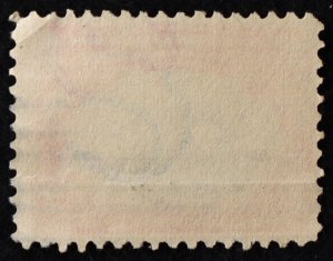 U.S. Used Stamp Scott #295 2c Pan-American. EFO: Low and Slow Vignette Shift