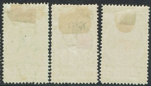 SOUTH AUSTRALIA 1902 QV THIN POSTAGE 6D 9D AND 10D