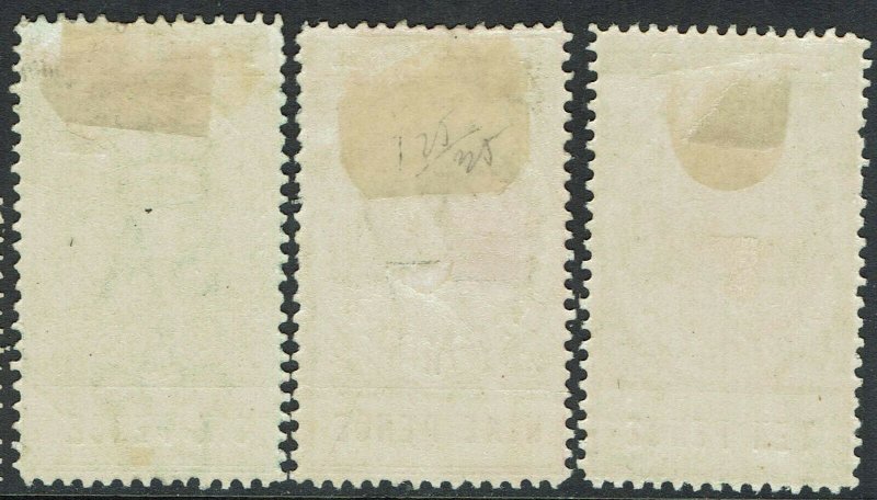 SOUTH AUSTRALIA 1902 QV THIN POSTAGE 6D 9D AND 10D