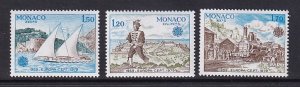 Monaco  #1178-1180  MNH  1979  Europa  first train arrival