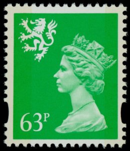 Great Britain - Scotland SMH70 MNH Queen Elizabeth Machin Head