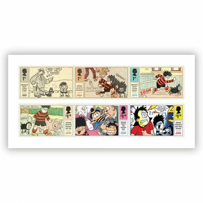 Royal Mail - Dennis and Gnasher - Set of 10 stamps - MNH