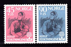 Norway B64-65 MNH 1960 World Refugee Year