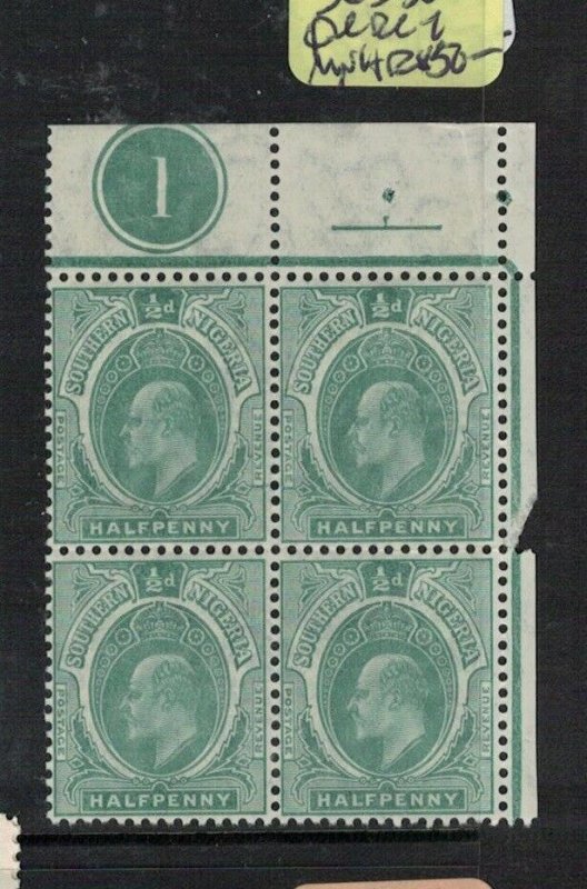 Southern Nigeria SG 33 Ur Pl Block of 4 MNH (4etl) 