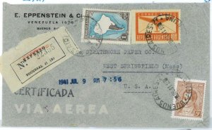 aa2991 - ARGENTINA - POSTAL HISTORY -  EXPRESS COVER  to  the USA  1941