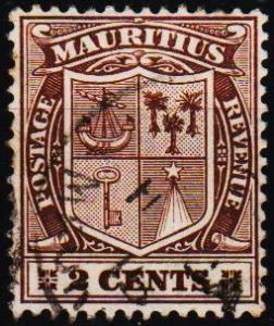 Mauritius. 1910 2c S.G.206 Fine Used