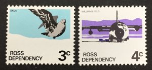 Ross Dependency 1972 #L9-10, Skua, MNH, CV $1.25