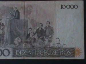 ​BRAZIL-1984-CENTRAL BANK-$ 100000 CIR-VF-HARD TO FIND WE SHIP TO WORLDWIDE