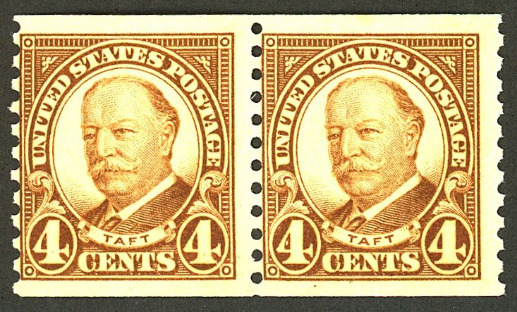 U.S. #601 MINT PAIR OG NH 