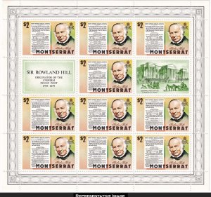 Montserrat Scott 409a Mint never hinged.