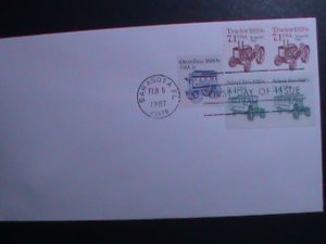 ​UNITED STATES 1987 SC# 2127 TRACTOR 1920S FDC-MNH VF WE SHIP TO WORLDWIDE.