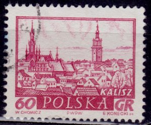 Poland, 1960, Historic City, 60g, sc#952, used