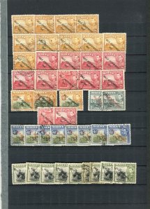 MALTA; 1938-40s early GVI issues Duplicated small used Range of Values