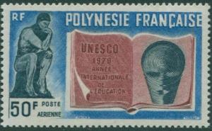 French Polynesia 1970 SG121 50f Education MNH