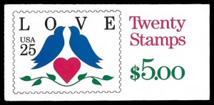 PCBstamps   US #2441a (BK169) $5.00(2x10x25c)Love Birds, MNH, (6)