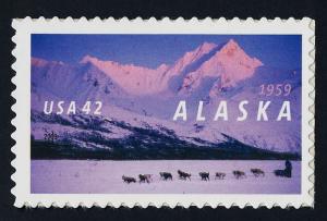 USA 4374 MNH Dogsledder, Alaska