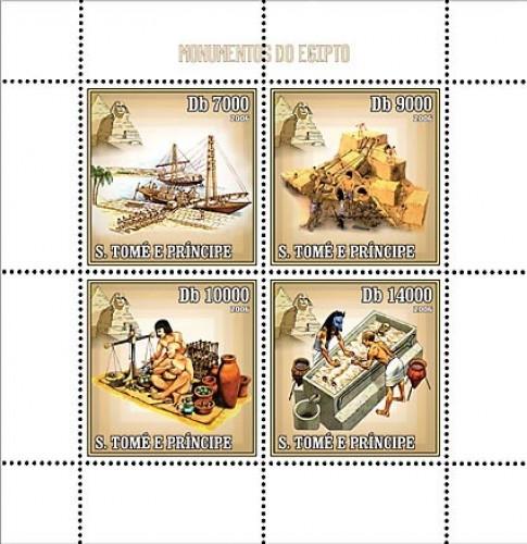 SAO TOME E PRINCIPE 2006 SHEET MONUMENTS OF EGYPT st6103a