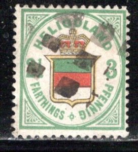 German States Heligoland Scott # 20, used