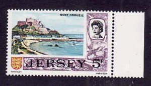 Jersey-Sc#42- id6-unused NH 5p Mont Orgueil-Castles-1971-