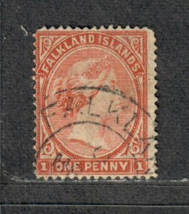 Falkland Islands Sc#11 Used/F, Cv. $85