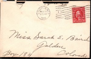 US Lincoln,NE 1912 Mourning Cover