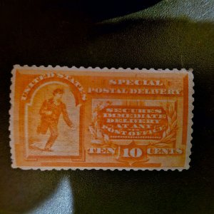 US E3 special Delivery Mint Never hinged worn perfs. F-OG-NH CSV 250.00