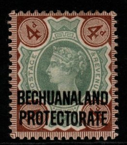 BECHUANALAND SG64 1897 4d GREEN & PURPLE-BROWN MTD MINT