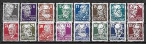 German Democratic Republic 10N29-44 set MNH (LL2018)