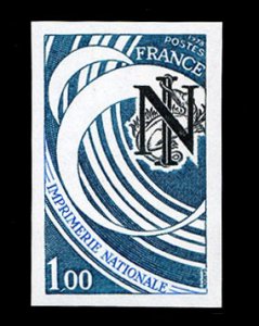 France, 1950-Present #1614 (YT 2014) Cat€15, 1978 Printing Office Emblem, i...
