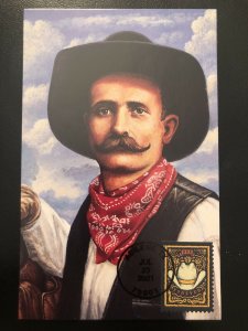 2021 Western Wear FDC First Day Maxicard 1993 Bill Tilghman Legends of West