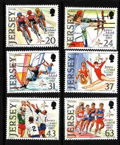 Jersey-Sc#800-5-unused-NH-set-Sports-Island Games-1997-