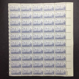 US, 1001, COLORADO, FULL SHEET, MINT NH, 1950'S COLLECTION