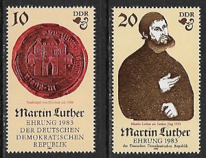 Germany - DDR - # 2308-2309 - Martin Luther - MNH.....{BE7}