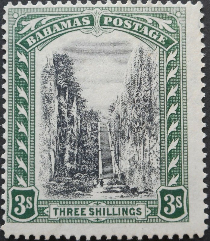 Bahamas 1924 Three Shillings SG 114 mint