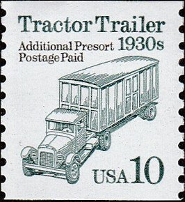 # 2458 MINT NEVER HINGED ( MNH ) 1930''S TRACTOR TRAILER    '