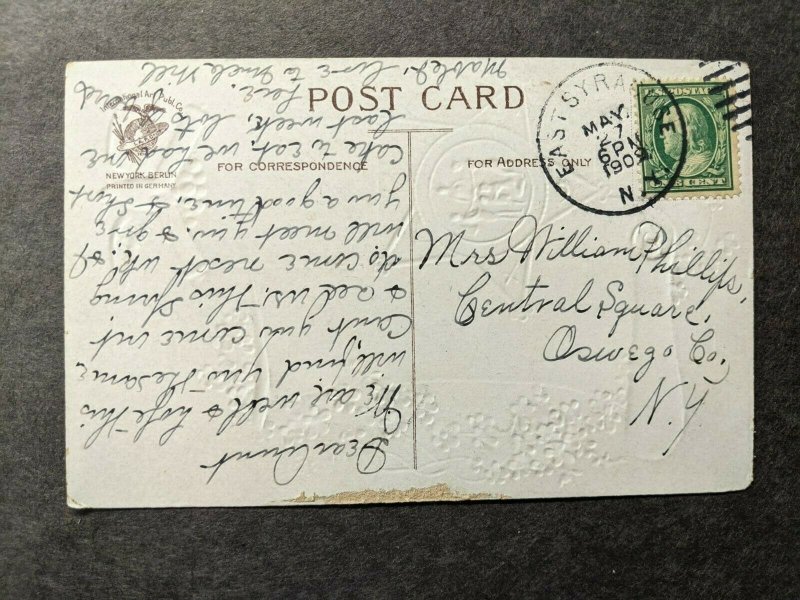 GRAND ARMY of the REPUBLIC GAR 1909 Postal History Cover SYRACUSE, NY Postcard