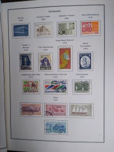 collection on pages Denmark 1969-79 CN: CV $96