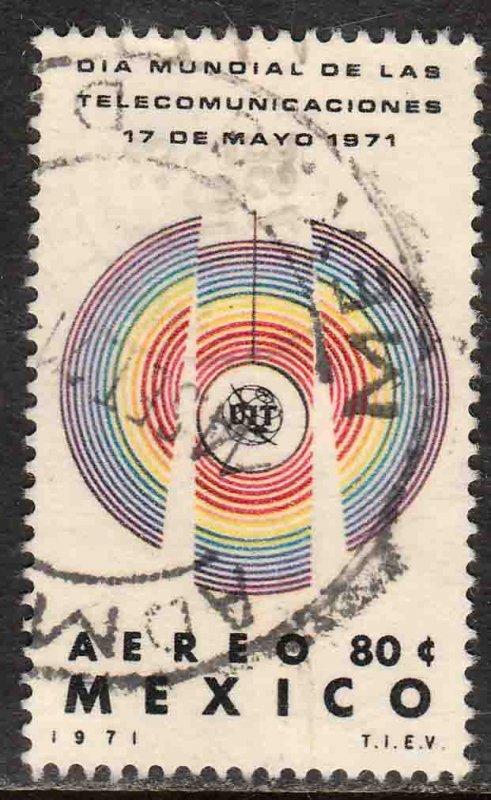 MEXICO C387 World Telecommunications Day. Used. VF. (1191)