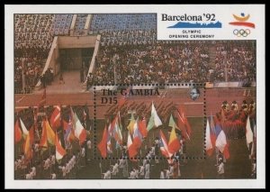 1990 Gambia 1078/B100 1992 Olympic Games in Barcelona 10,00 €