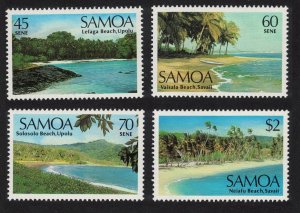 Samoa Coastal Scenes 4v 1987 MNH SC#697-700 SG#754-757