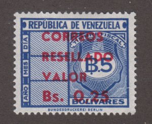 Venezuela 882 Revenue Stamps O/P 1965