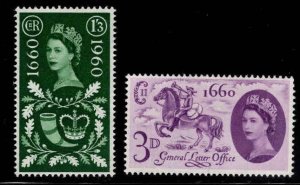 Great Britain Scott 375 -376 MNH**  General Post Office set