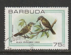 1980 Antigua-Barbuda - Sc 441 - used VF - 1 single - Black-whiskered vireo