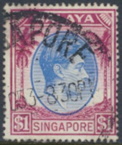 Singapore   SC#  18a   Used    Perf 18  see details & scans