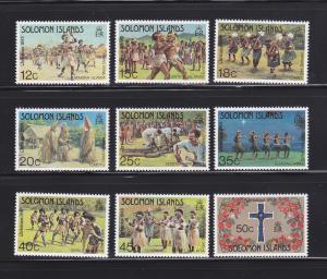 Solomon Islands 502-510 Set MNH Christmas (A)