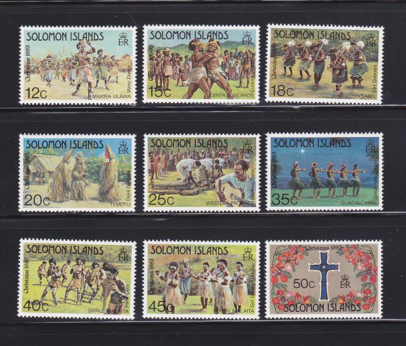 Solomon Islands 502-510 Set MNH Christmas (A)