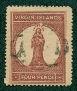 Virgin Islands #5  Used  F-VF  Scott $65.00