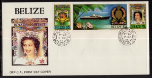 Belize 782-784 U/A FDC