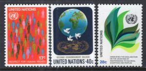 UN New York 368-370 MNH VF